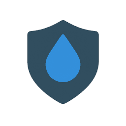Water Damage Direct shield icon